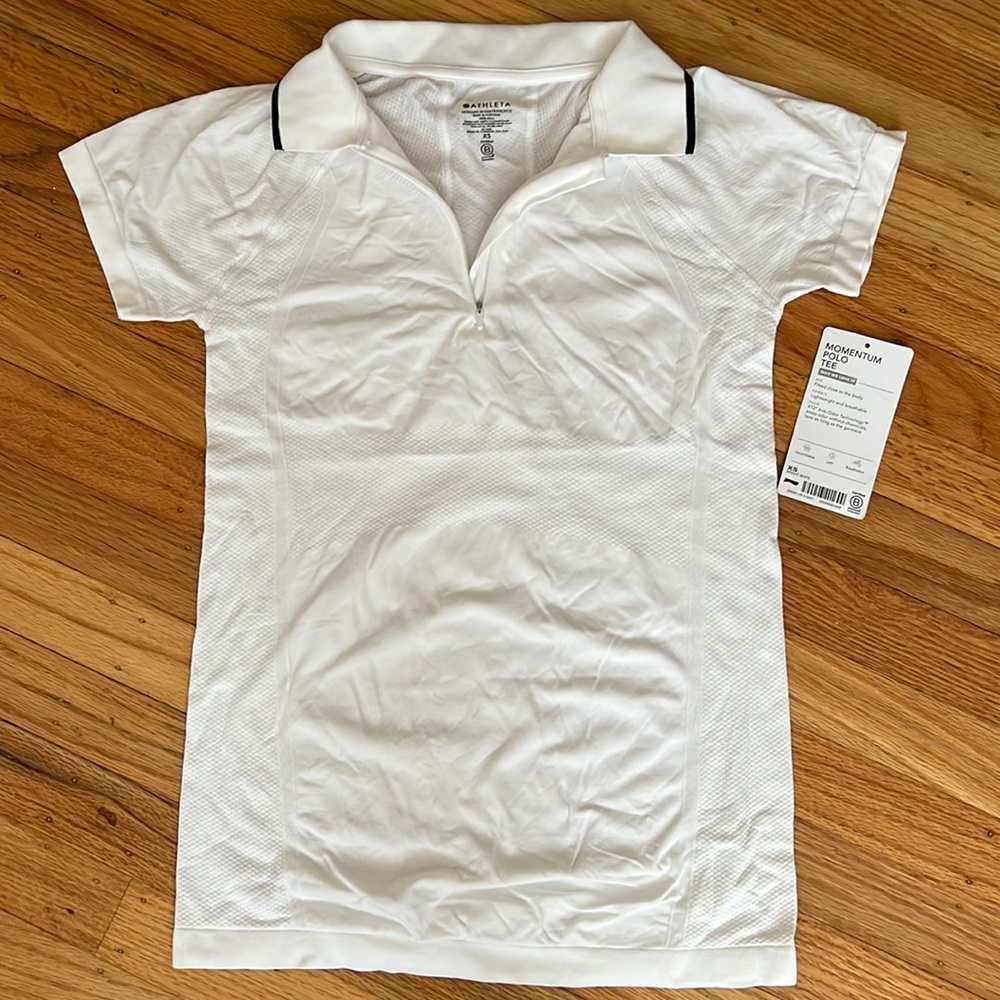 Athlete XS momentum polo tee